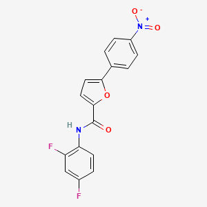 N-(2,4-difluorophenyl)-5-(4-nitrophenyl)furan-2-carboxamide