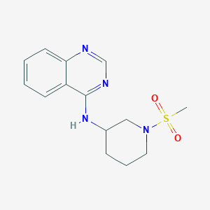 N-(1-methylsulfonylpiperidin-3-yl)quinazolin-4-amine