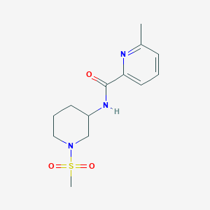 6-methyl-N-(1-methylsulfonylpiperidin-3-yl)pyridine-2-carboxamide