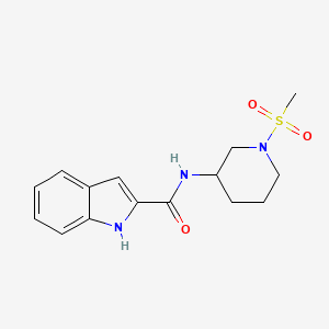 N-(1-methylsulfonylpiperidin-3-yl)-1H-indole-2-carboxamide