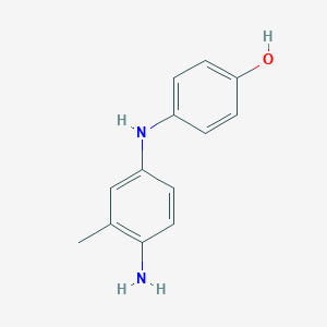 molecular formula C13H14N2O B075332 4-氨基-4'-羟基-3-甲基联苯胺 CAS No. 1327-57-7