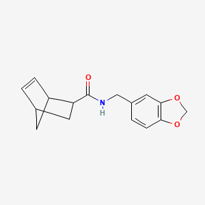 N-(1,3-benzodioxol-5-ylmethyl)bicyclo[2.2.1]hept-5-ene-2-carboxamide