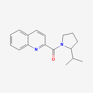 molecular formula C17H20N2O B7533921 (2-Propan-2-ylpyrrolidin-1-yl)-quinolin-2-ylmethanone 