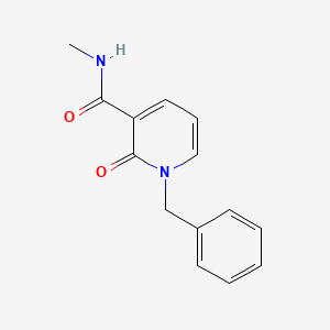 molecular formula C14H14N2O2 B7534109 1-benzyl-N-methyl-2-oxopyridine-3-carboxamide 