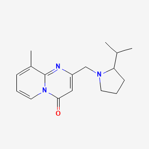 9-Methyl-2-[(2-propan-2-ylpyrrolidin-1-yl)methyl]pyrido[1,2-a]pyrimidin-4-one