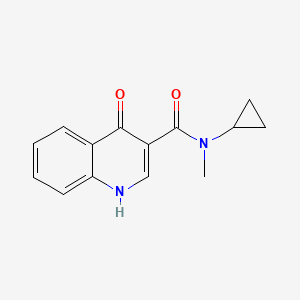 N-cyclopropyl-N-methyl-4-oxo-1H-quinoline-3-carboxamide