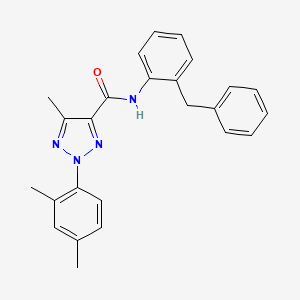 N-(2-benzylphenyl)-2-(2,4-dimethylphenyl)-5-methyltriazole-4-carboxamide