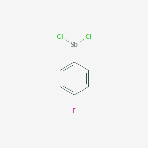 B075346 Dichloro-(4-fluorophenyl)stibane CAS No. 1479-11-4