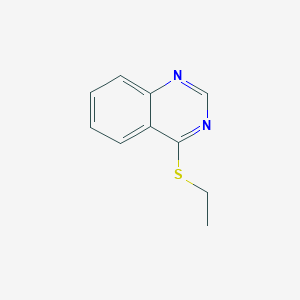 molecular formula C10H10N2S B7534843 4-Ethylsulfanylquinazoline 