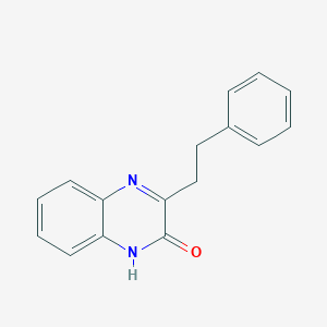 molecular formula C16H14N2O B7535079 3-(2-phenylethyl)-1H-quinoxalin-2-one 