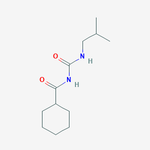 molecular formula C12H22N2O2 B7535430 N-(2-methylpropylcarbamoyl)cyclohexanecarboxamide 
