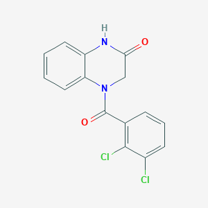 molecular formula C15H10Cl2N2O2 B7536507 4-(2,3-Dichlorobenzoyl)-1,3-dihydroquinoxalin-2-one 