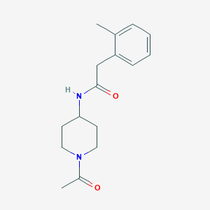 N-(1-acetylpiperidin-4-yl)-2-(2-methylphenyl)acetamide