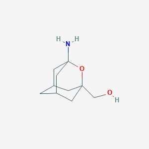 molecular formula C10H17NO2 B7536714 (3-Amino-2-oxatricyclo[3.3.1.13,7]decan-1-yl)methanol 