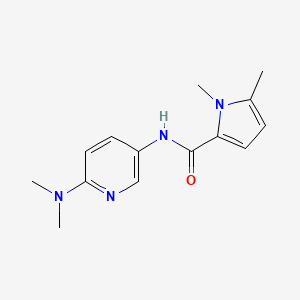 N-[6-(dimethylamino)pyridin-3-yl]-1,5-dimethylpyrrole-2-carboxamide
