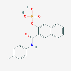 molecular formula C19H18NO5P B075370 萘酚 AS-MX 磷酸盐 CAS No. 1596-56-1