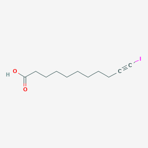 molecular formula C11H17IO2 B7537023 11-碘-10-十一碳炔酸 
