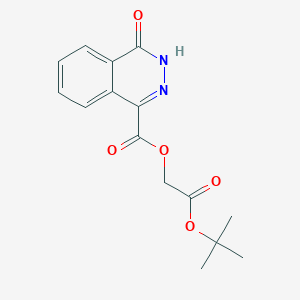 molecular formula C15H16N2O5 B7537311 [2-[(2-methylpropan-2-yl)oxy]-2-oxoethyl] 4-oxo-3H-phthalazine-1-carboxylate 