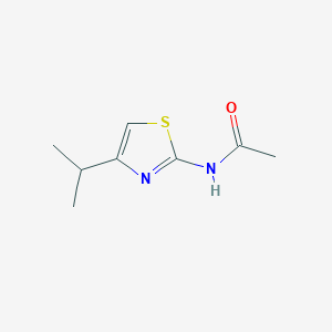 molecular formula C8H12N2OS B7537387 N-(4-propan-2-yl-1,3-thiazol-2-yl)acetamide 