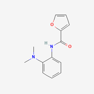 molecular formula C13H14N2O2 B7537395 N-[2-(dimethylamino)phenyl]furan-2-carboxamide 