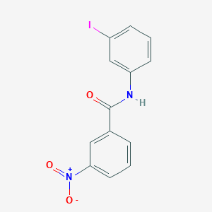 molecular formula C13H9IN2O3 B7537500 N-(3-iodophenyl)-3-nitrobenzamide 