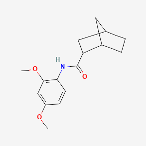 molecular formula C16H21NO3 B7537665 N-(2,4-dimethoxyphenyl)bicyclo[2.2.1]heptane-2-carboxamide 