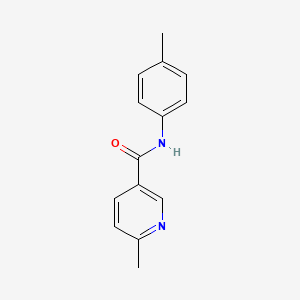 molecular formula C14H14N2O B7537884 6-methyl-N-(4-methylphenyl)pyridine-3-carboxamide 