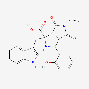 molecular formula C24H23N3O5 B7538029 Cambridge id 6993272 