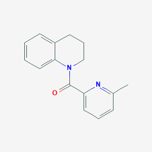 molecular formula C16H16N2O B7538178 3,4-dihydro-2H-quinolin-1-yl-(6-methylpyridin-2-yl)methanone 