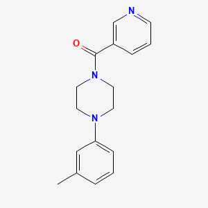 molecular formula C17H19N3O B7538226 [4-(3-Methylphenyl)piperazin-1-yl]-pyridin-3-ylmethanone 