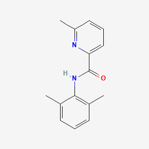 molecular formula C15H16N2O B7538377 N-(2,6-dimethylphenyl)-6-methylpyridine-2-carboxamide 