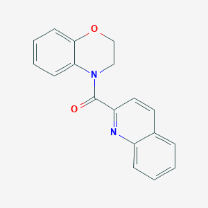 2,3-Dihydro-1,4-benzoxazin-4-yl(quinolin-2-yl)methanone