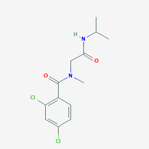 2,4-dichloro-N-methyl-N-[2-oxo-2-(propan-2-ylamino)ethyl]benzamide