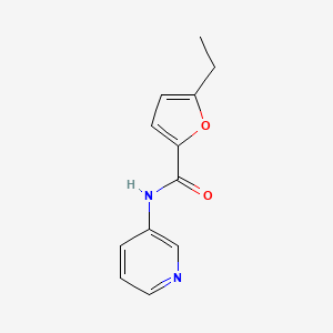 molecular formula C12H12N2O2 B7538978 5-ethyl-N-pyridin-3-ylfuran-2-carboxamide 