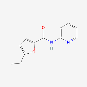 molecular formula C12H12N2O2 B7539499 5-ethyl-N-pyridin-2-ylfuran-2-carboxamide 