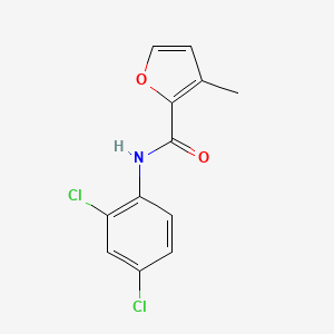 molecular formula C12H9Cl2NO2 B7539598 N-(2,4-dichlorophenyl)-3-methylfuran-2-carboxamide 