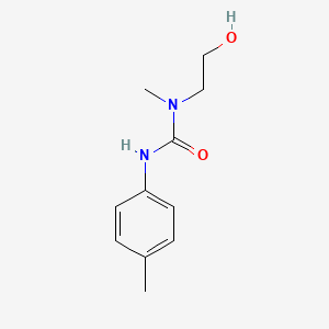 molecular formula C11H16N2O2 B7539738 1-(2-Hydroxyethyl)-1-methyl-3-(4-methylphenyl)urea 