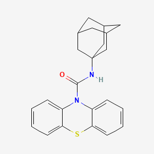 molecular formula C23H24N2OS B7539772 N-(Adamant-1-yl)-1''H-phenothiazine-1''-carboxamide 
