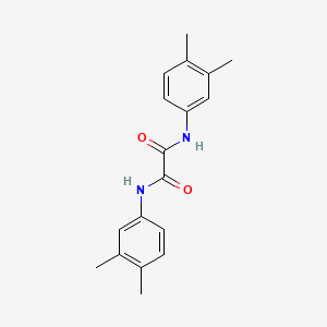 molecular formula C18H20N2O2 B7539833 N,N-bis(3,4-dimethylphenyl)ethanediamide 