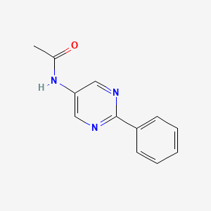 molecular formula C12H11N3O B7539878 N-(2-phenylpyrimidin-5-yl)acetamide 