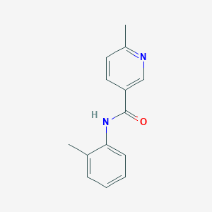 molecular formula C14H14N2O B7539886 6-methyl-N-(2-methylphenyl)pyridine-3-carboxamide 