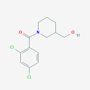 molecular formula C13H15Cl2NO2 B7540052 (2,4-Dichlorophenyl)-[3-(hydroxymethyl)piperidin-1-yl]methanone 