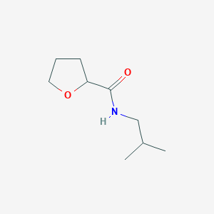 molecular formula C9H17NO2 B7540132 N-Isobutyltetrahydrofuran-2-carboxamide 