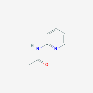 molecular formula C9H12N2O B7540184 N-(4-methylpyridin-2-yl)propanamide 