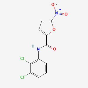 molecular formula C11H6Cl2N2O4 B7540313 N-(2,3-dichlorophenyl)-5-nitrofuran-2-carboxamide 