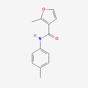 molecular formula C13H13NO2 B7540326 2-methyl-N-(4-methylphenyl)furan-3-carboxamide 