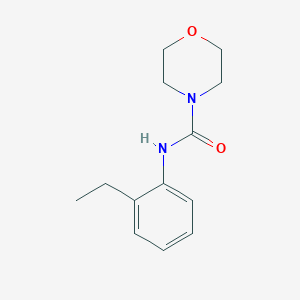 molecular formula C13H18N2O2 B7540454 N-(2-ethylphenyl)-4-morpholinecarboxamide 