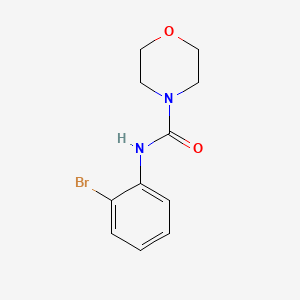molecular formula C11H13BrN2O2 B7540469 N-(2-bromophenyl)morpholine-4-carboxamide 