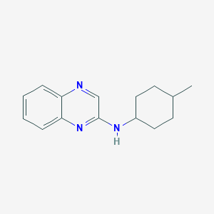 molecular formula C15H19N3 B7540583 N-(4-methylcyclohexyl)quinoxalin-2-amine 