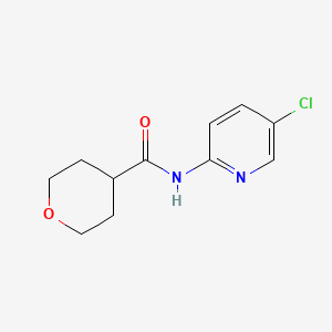 N-(5-chloropyridin-2-yl)oxane-4-carboxamide